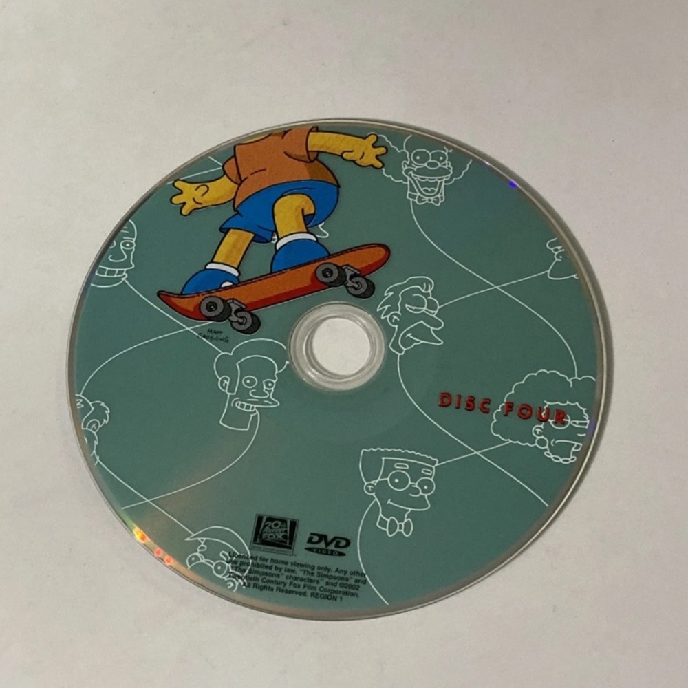 Simpsons: Season 2 Disc 4 Replacement DVD